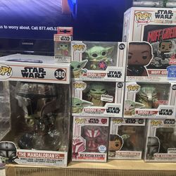 Mandalorian Funko Pop Lot/Bundle of 9