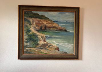Artist-Retained Antique Plein-Air Oil by Sarah Elizabeth “Sadie” Truax (1872–1959)
