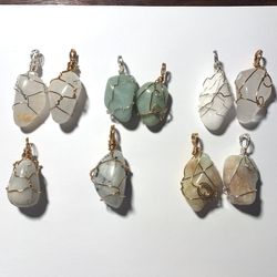 Handmade crystal necklace