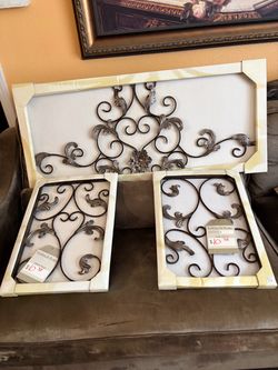 3 Piece Metal Wall Decor Set