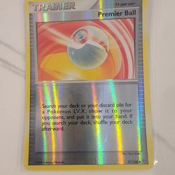 Premier Ball - 91/100 - Uncommon Reverse Holo Stormfront Pokemon card - NM