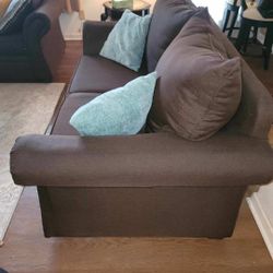 Brown Sofa And Loveseat Set 