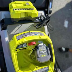 RYOBI 40V HP Brushless 21 in. Cordless Battery Walk Behind Dual-Blade Self-Propelled Mower with (1)