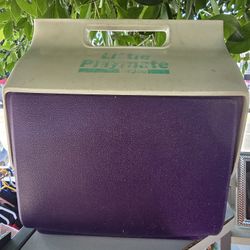 Vintage Little Playmate Lunch Cooler - Purple