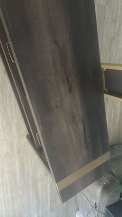 Entertainment stand with TV mount.