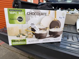GreenPan Cookware Set 10-Piece Aluminum Ceramic Nonstick Cookware Pots and Pans