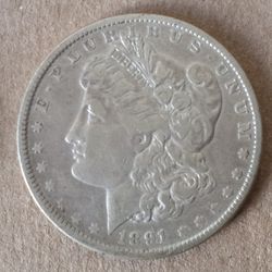 Lot Of 3 Morgan Dollars: 1890 O & 1891 & 1897 O