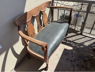 Love seat and chair.