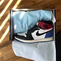 Jordan 1 High OG Union Fragment Varsity Red Size 10.5