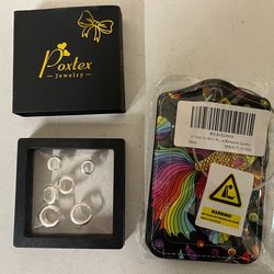 New Poxter Jewelry Earrings 3$ and 2 Pack Goldfish PU ….e Backpack Quickly  2$. Everything 4$