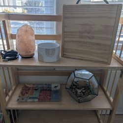 Salt Lamp, Handmade Art Piece, and Decorations 