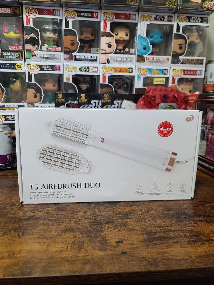 BRAND NEW T3 AireBrush Duo Hair Dryer - White/Rose Gold - Taking Offers!!
