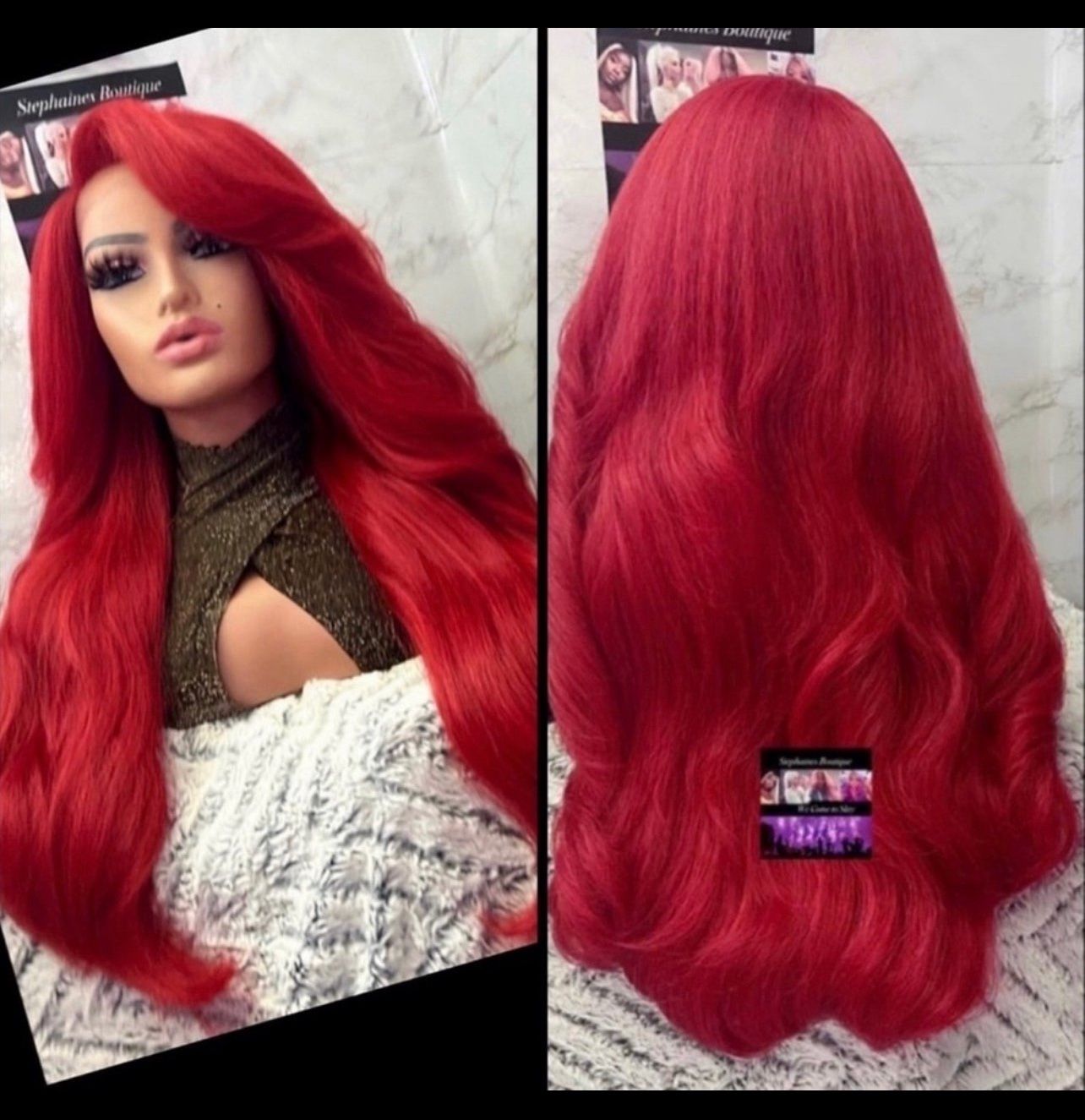 Human Hair Blended Lace Front wig