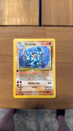 Machamp original 1st edition holo