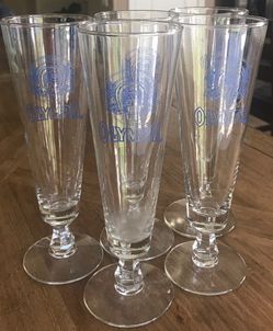 Olympia Beer Pilsner Glasses-Mancave