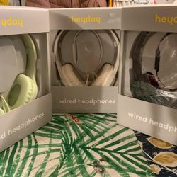 🎁  Heyday Comfort Fit 3.5mm Wired Headphones with Mic & Remote🆕3 color difference