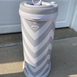 Ubbi Stainless Steel Diaper Pail, Odor Locking, No Special Bag Required