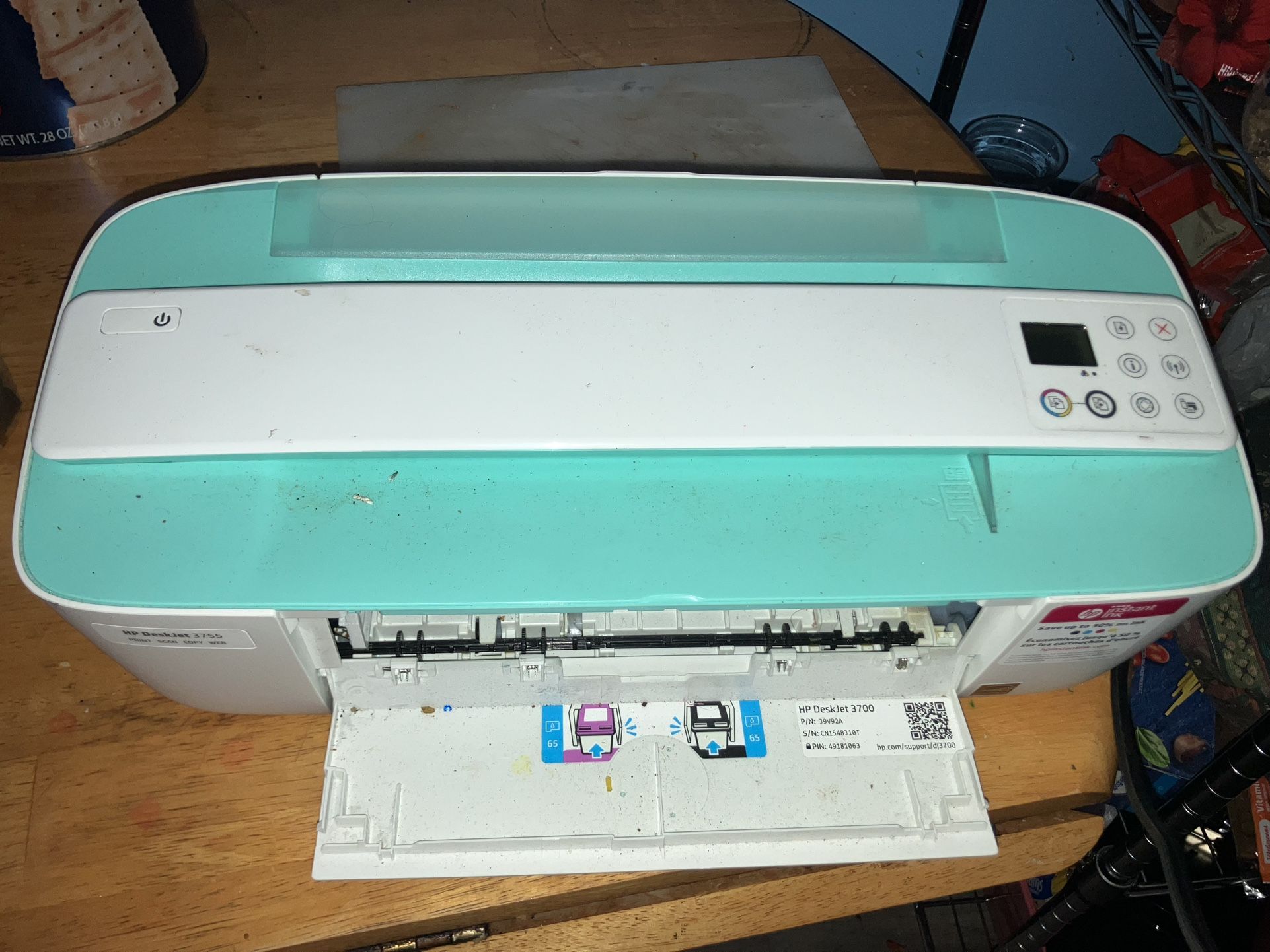 HP DeskJet 3755 All In One Wireless Printer Alexa Use Added