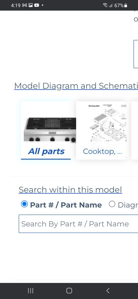 KITCHENAID COMMERCIAL TOP STOVE TOP