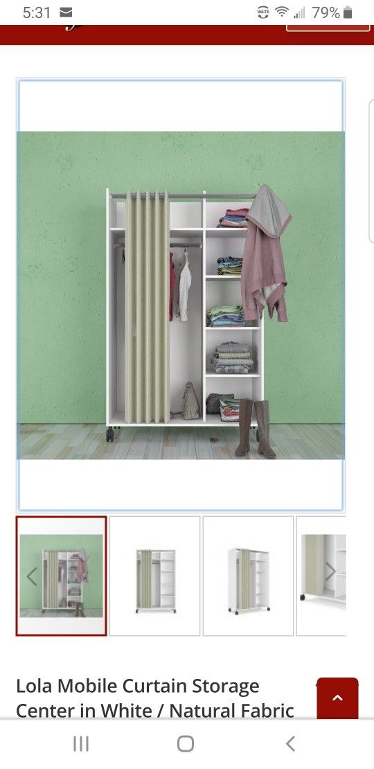 portable wardrobe/closet