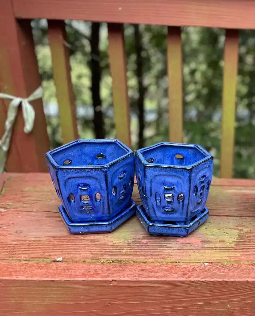 Beautiful ceramic flower pots