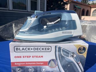 Black+decker One Step Steam Iron~new In Box $40