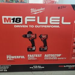 Milwaukee M18 Fuel 2-tool Combo Kit 