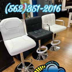 Bar Stool Chair Black Or White Barra Silla De 