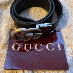 Brand New Men’s GUCCI Belt With Interlocking G Buckle (30x32)