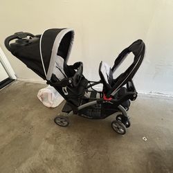 Sit-N-Stand Double Stroller 