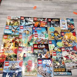 LEGO Club Magazine Lot of 22 Issues and LEGO Club Jr Magazine Lot Star Wars DC