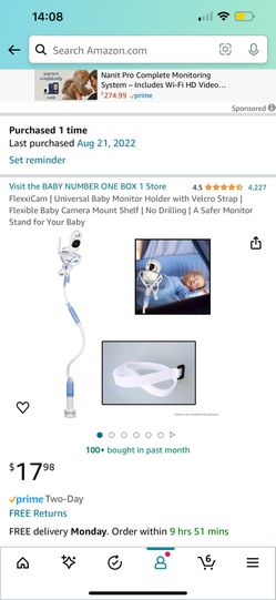 Universal Baby Monitor Holder