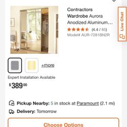 Contractors Wardrobe Sliding Closet Mirrors 