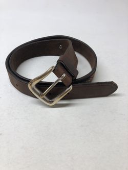 Brighton Leather Fabric Belt With Buffalo five cents