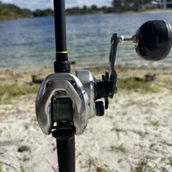  Preowned Shimano TranX 300HG Reel With PowerPro Braid & Like New Biohazard 7’6” Casting Rod 🔥 