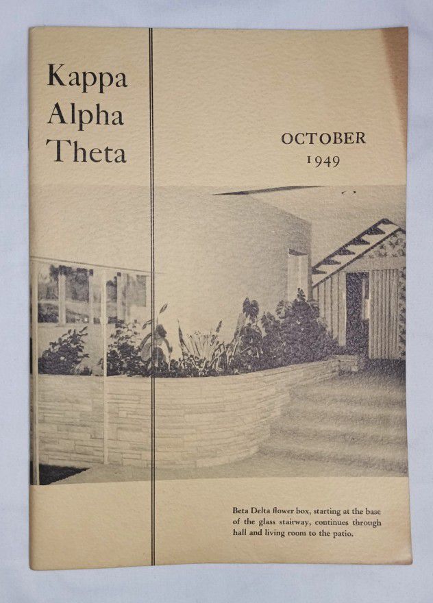 Kappa Alpha Theta October 1949 Volume 64 No. 1