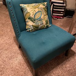 Teal Accent Chair 