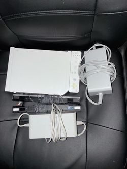 Nintendo Wii Console, Wii Remote, Two Wii Sensor Bar’s, and Two Wii AC Adaptor Cables