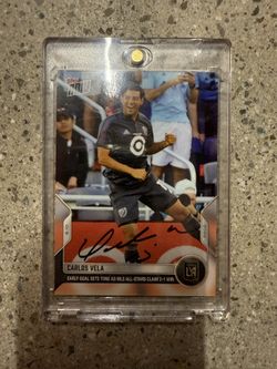 Carlos Vela Autographed Trading Card