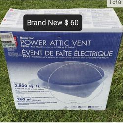 Brand New Power Atic Vent Models EGV6 And  ERV6