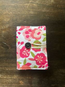 Tea bag wallet - handmade