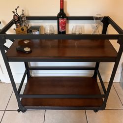 Coffee table and bar cart