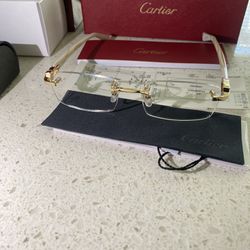 Authentic Cartier C Decor Glasses