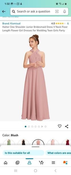 Pink Junior Bridesmaid/Flower Girl Dress