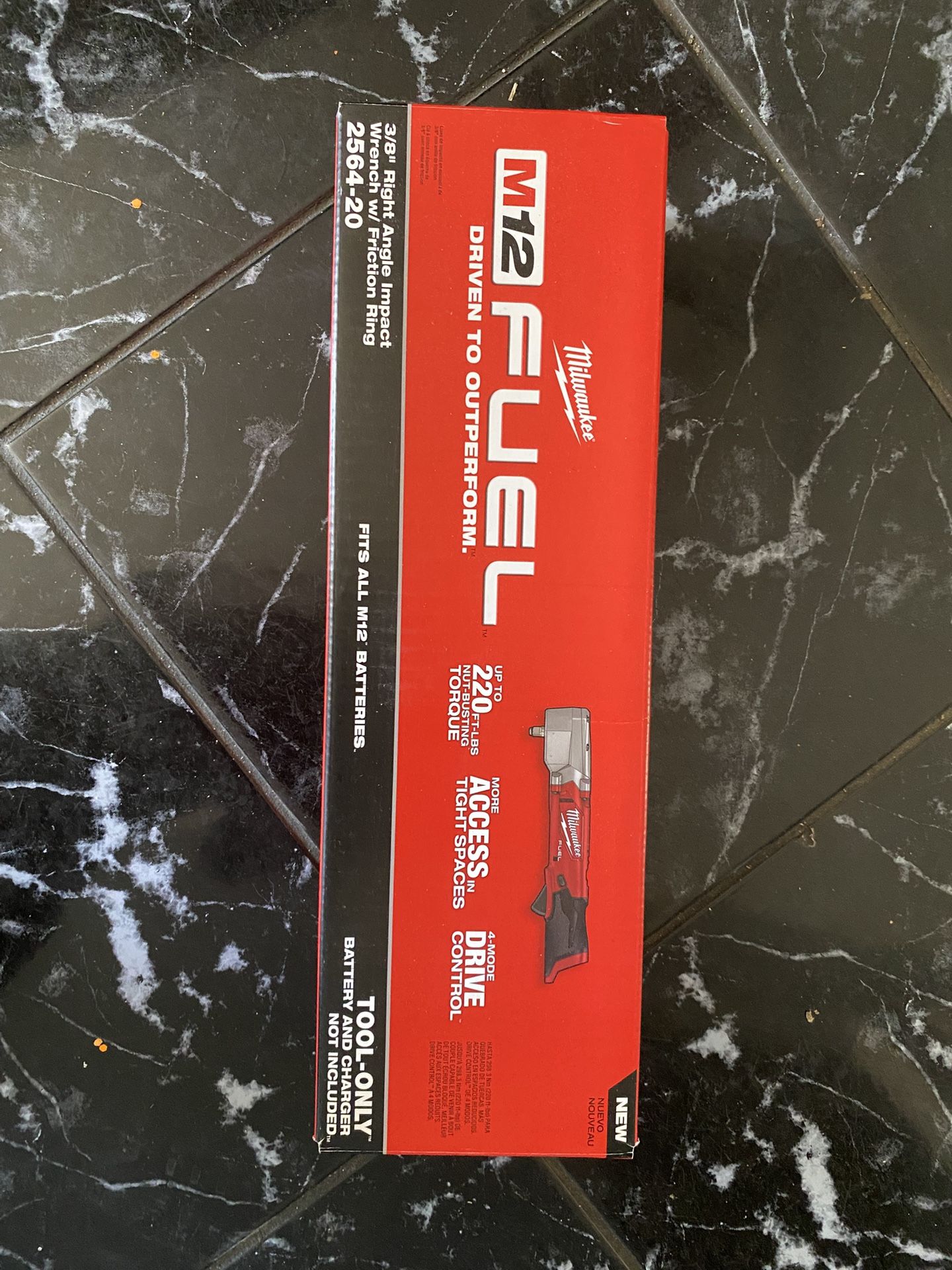 3/8” Right Angle Impact Wrench w/ Friction Ring