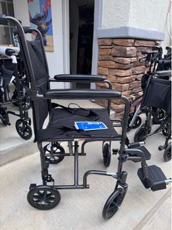 Transfer Chair brand DRIVE. 17” seat, foot support. Brand new