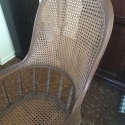 Karistan 8’6” X 8’6” Rug & Antique Office Chair