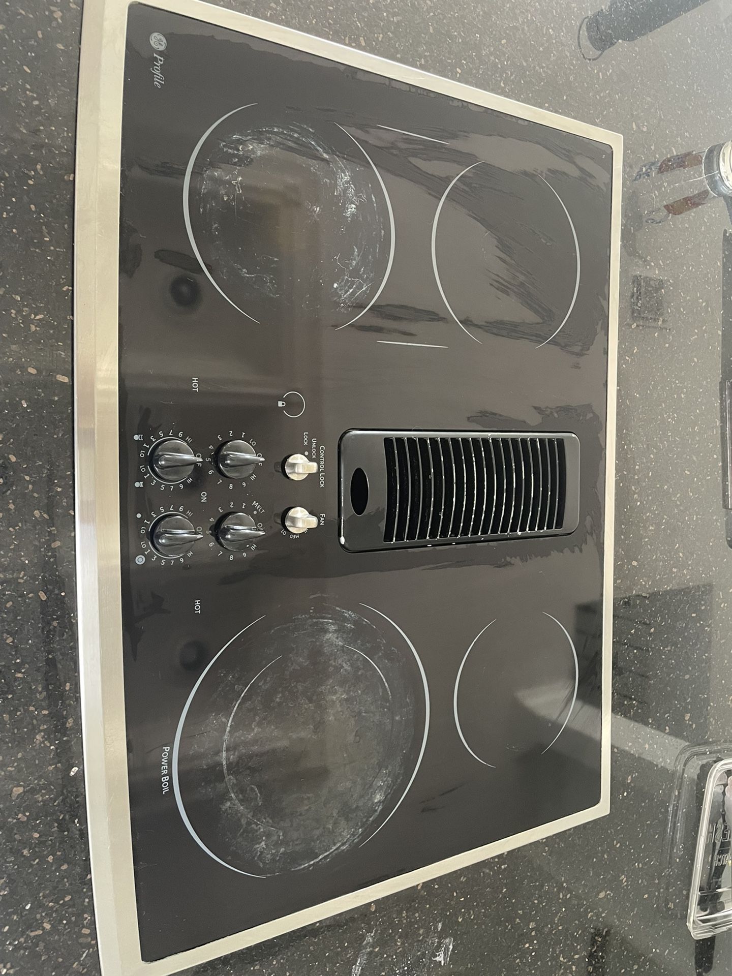 GE Profile Downdraft 30” Electric Cooktop