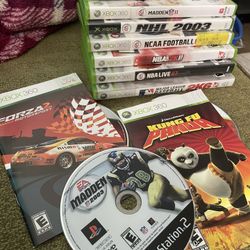  Various X-box 360  Video Games. Sports