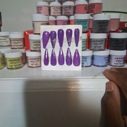 Purple Nails